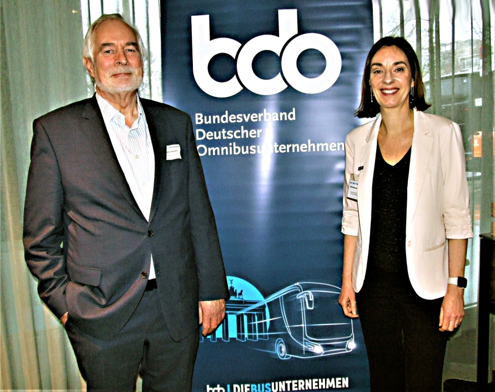 Die bdo-Spitze: Verbandspräsident Karl Hülsmann und Hauptgeschäftsführerin Christiane Leonard.