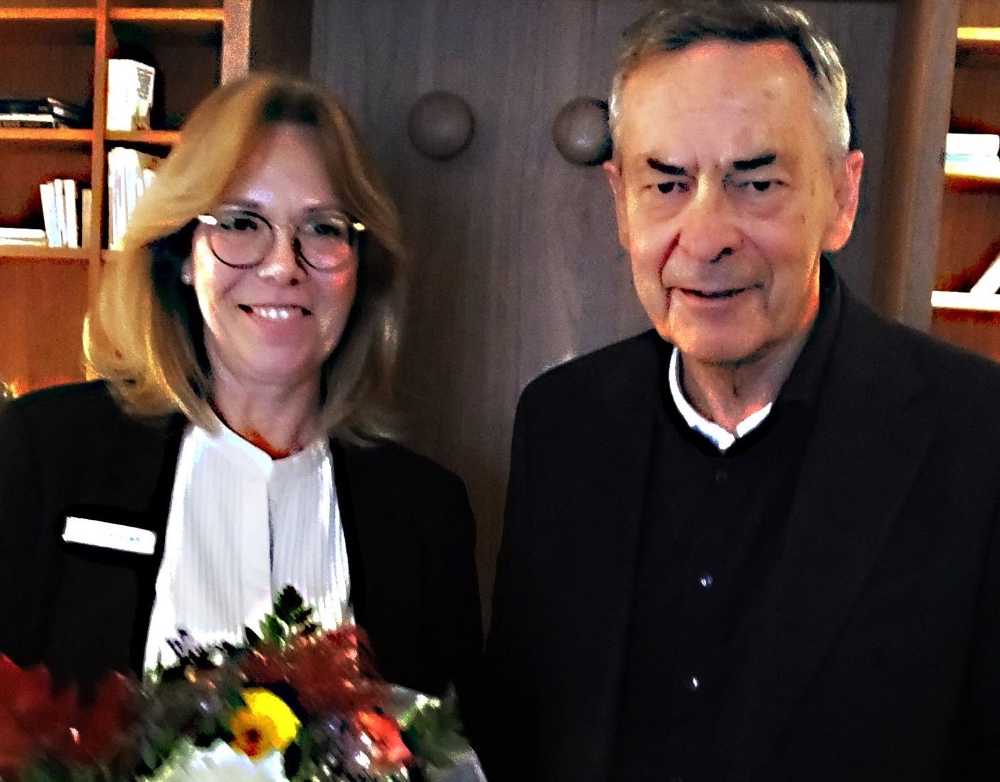 Erfolgsproduzent Bernhard Kurz und seine Stellvertreterin Sybille Jähn. 

